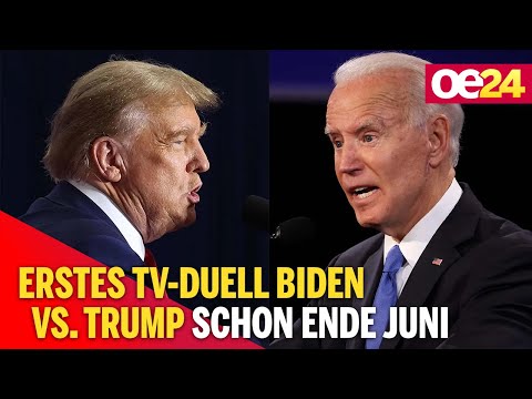 Erstes TV-Duell Biden vs. Trump schon Ende Juni